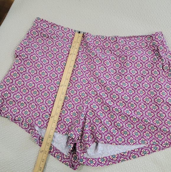 NEW Old Navy Playa Shorts Size 2X High Waist Pink Geometric Print With Pockets - Picture 5 of 15